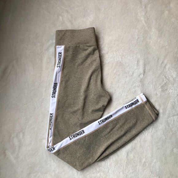 Stronger Label Leggings Tan/Brown - Picture 9 of 9